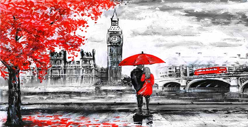 London Canvas Wall Art