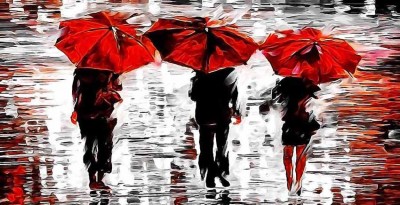 Paint Effect Canvas Wall Art