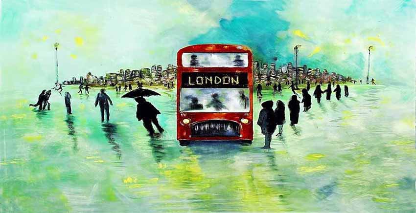 London Canvas Wall Art Canvas Print