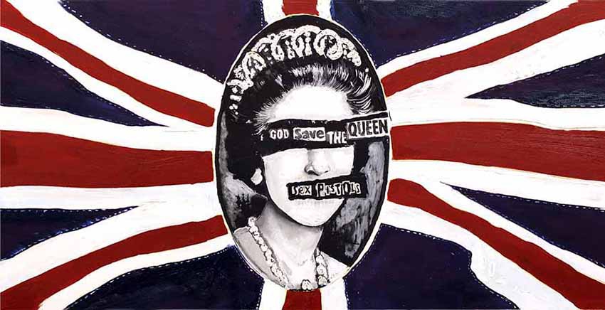 Canvas Wall Art Canvas Print God Save Queens