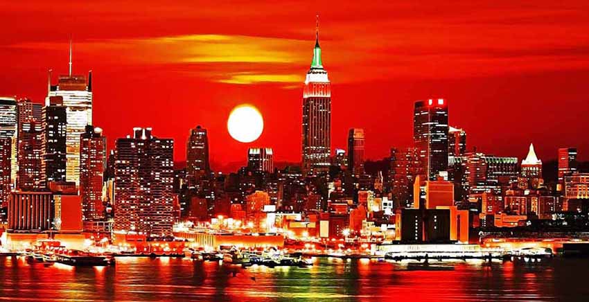 Canvas Wall Art Canvas Print Manhattan