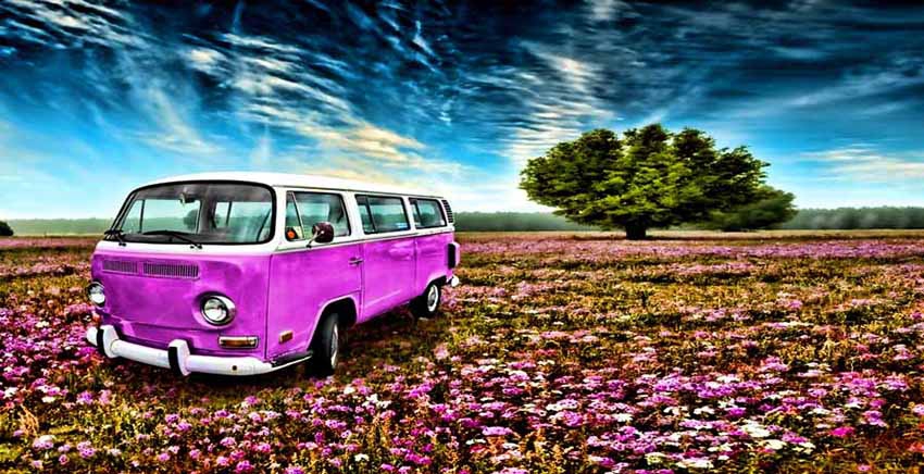 Canvas Wall Art Canvas Print Camper Van