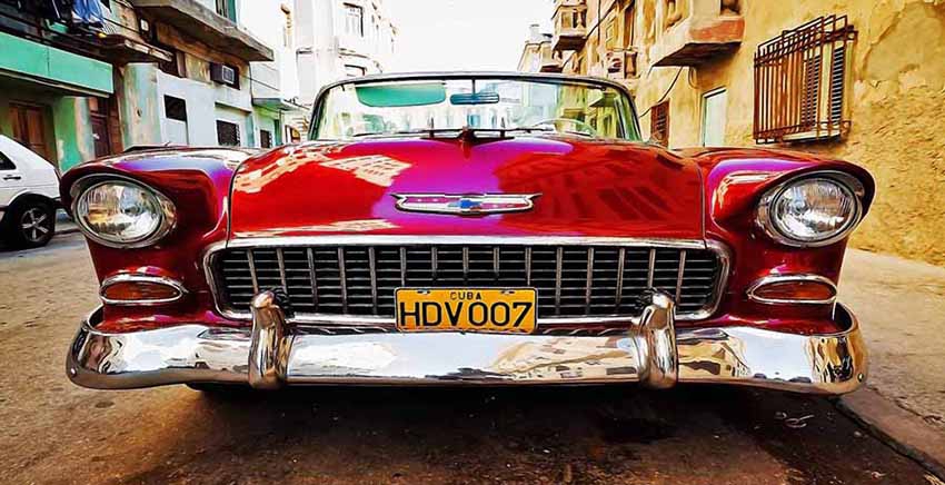 Canvas Wall Art Canvas Print Cuban Car