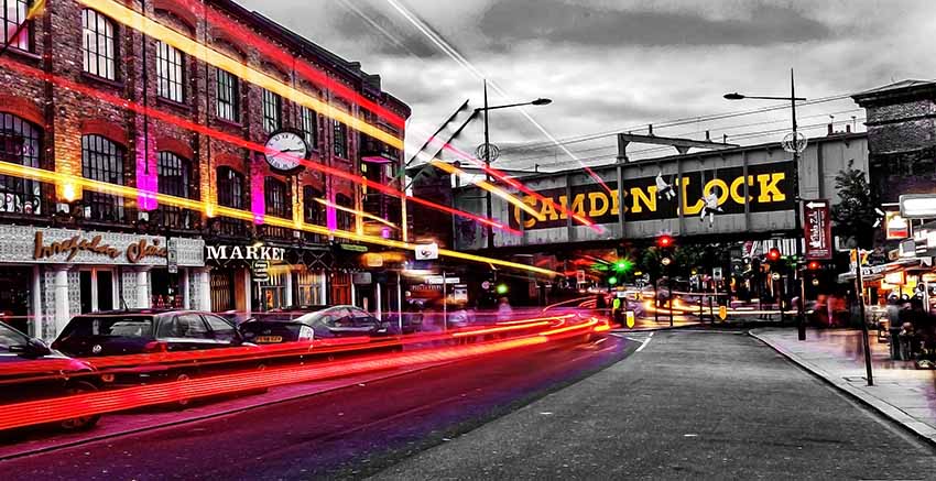 Canvas Wall Art Canvas Print Camden Lock London