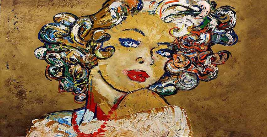 Canvas Wall Art Canvas Print Oil Paint Effect