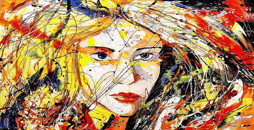 Canvas Wall Art Canvas Print Oil Paint Effect