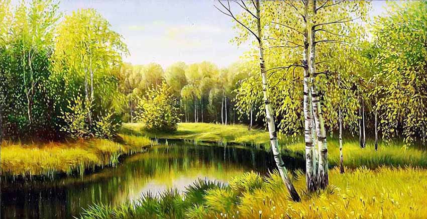 Canvas Wall Art Canvas Print Oil Paint Effect