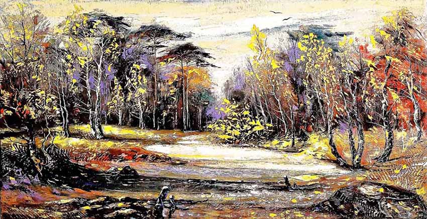 Canvas Wall Art Canvas Print Oil Paint Effect