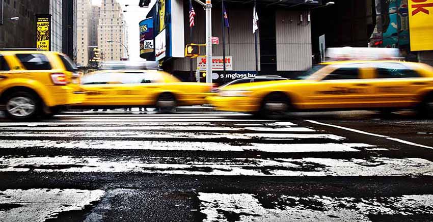 Canvas Wall Art Canvas Print Yellow Taxi New York