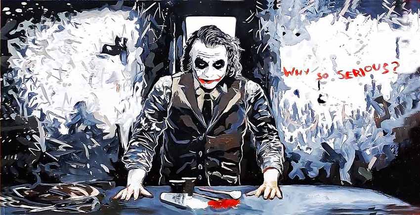 Joker Canvas Wall Art Canvas Print Pop Art