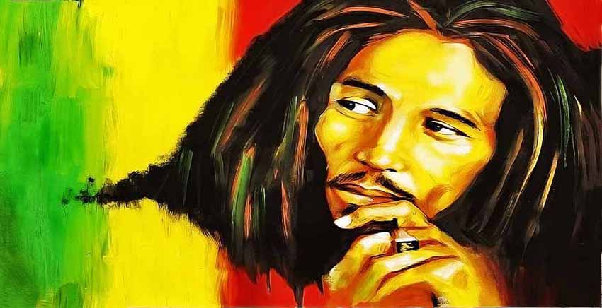 Bob Marley Canvas Wall Art Canvas Print Pop Art Bob Marley