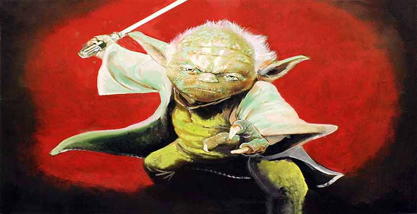Starwars Yoda Canvas Wall Art Canvas Print Pop Art