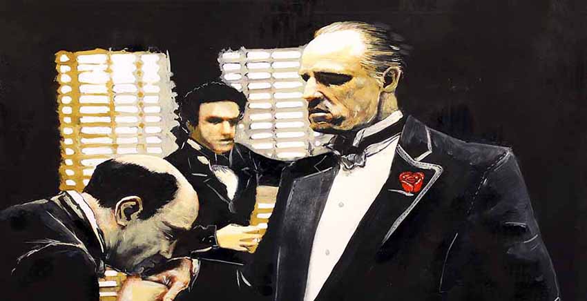 God Father Canvas Wall Art Canvas Print Pop Art