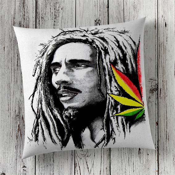 Cushion Cover Sublimation Print Bob Marley
