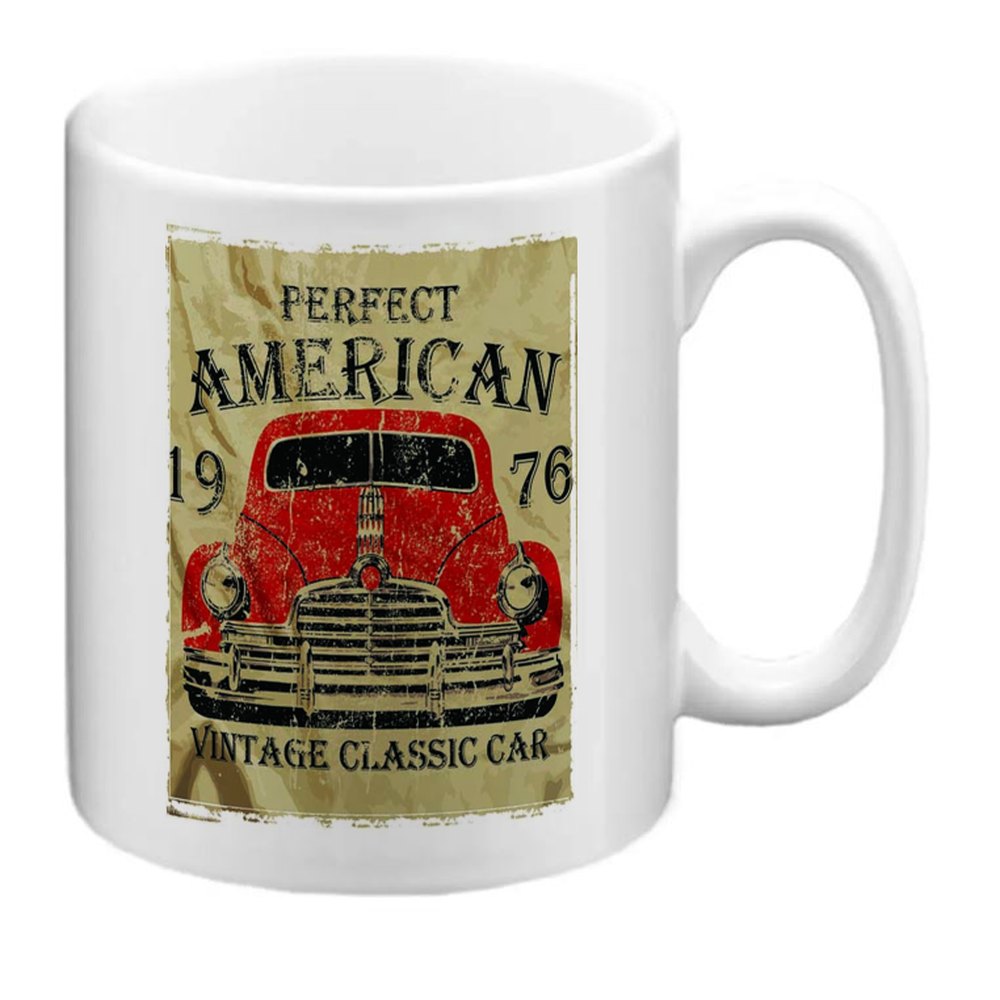 Sublimation Print American Classic Car Mug