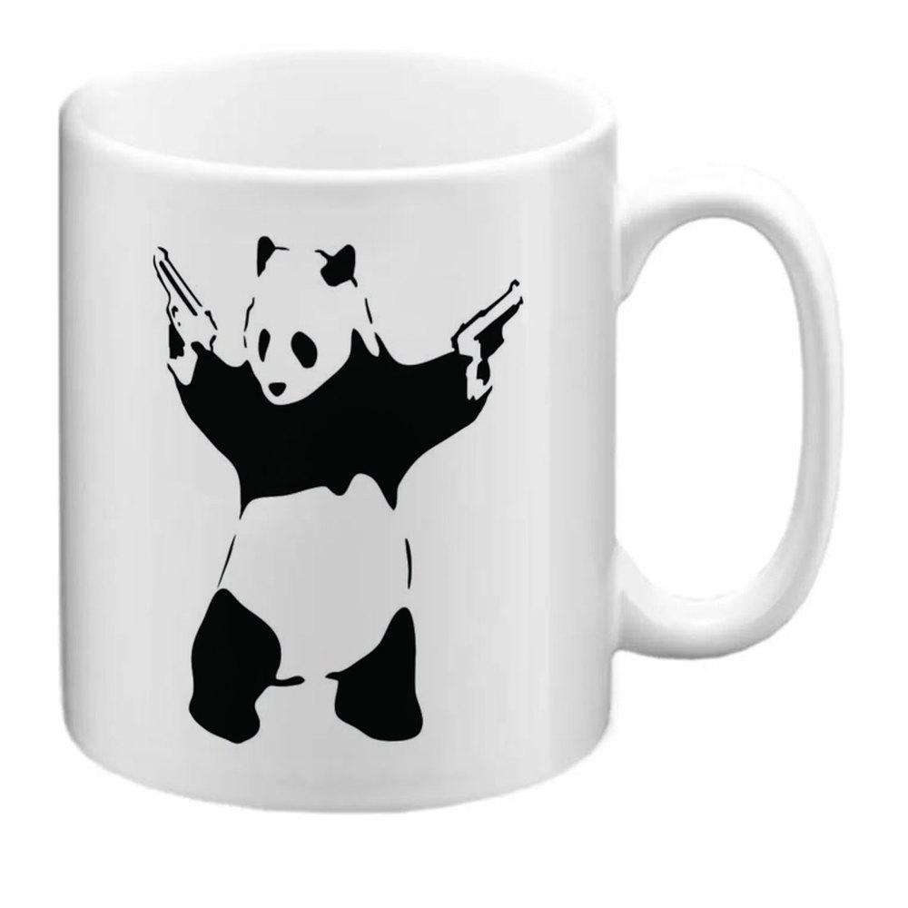Sublimation Print Banksy Panda Mug
