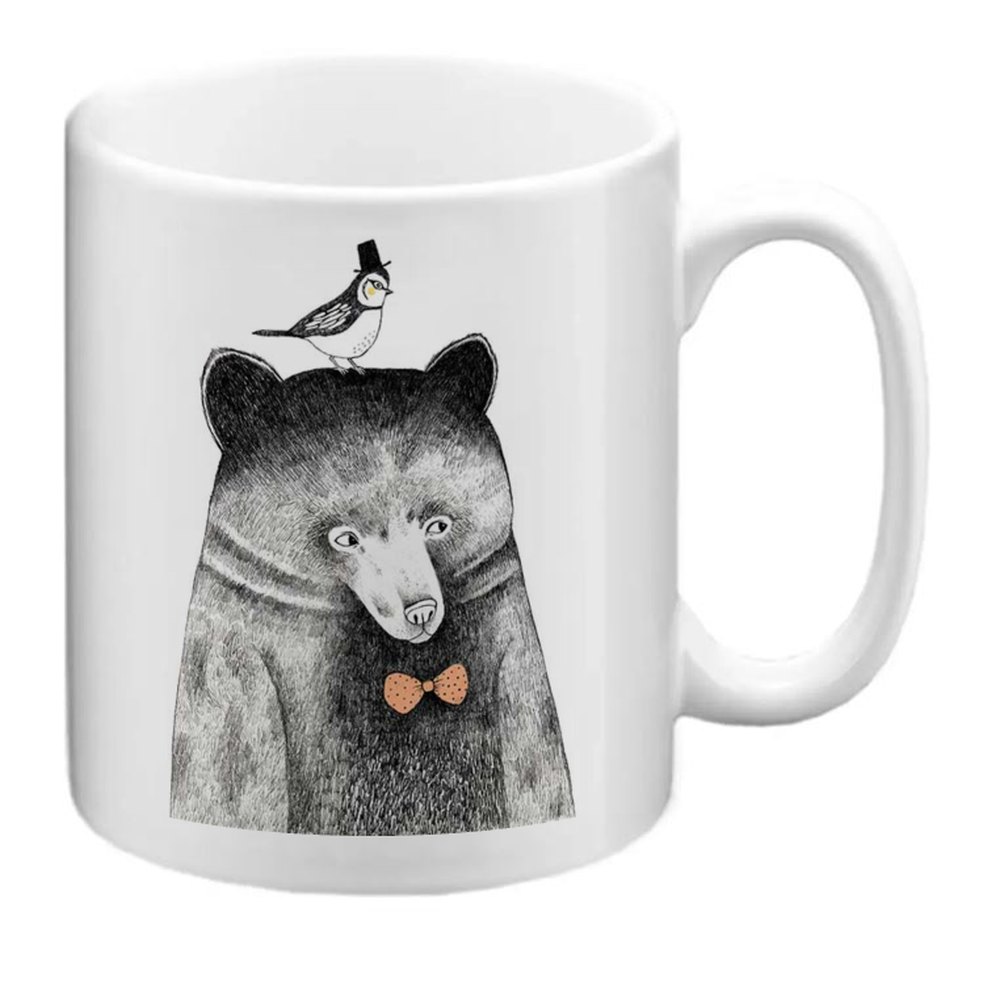 Sublimation Print Bear Mug